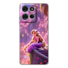 Чехол Рапунцель для Motorola Moto G15 – Рапунцель в замке