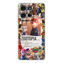 Чехол Зоотрополіс на Motorola Moto G15 – Коллаж Зоо