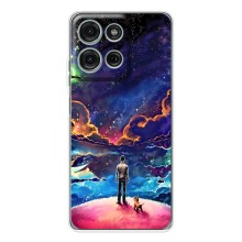 Космические Чехлы для Мото G15 (VPrint) (Галактический вид)