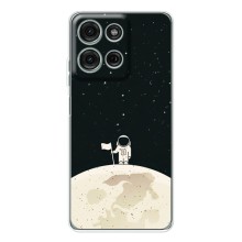 Космические Чехлы для Мото G15 (VPrint) (На луне)
