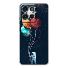 Космические Чехлы для Мото G15 (VPrint) (Планеты шарики)