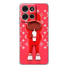 Крутые Чехлы Луи Виттон для Motorola Moto G15 (AlphaPrint) (Модный стиль)