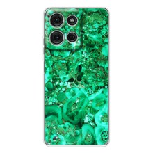 Мраморный чехол на Motorola Moto G15 (VPrint) (Салатный Мрамор)