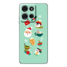 Новогодние Чехлы для Мото G15 (VPrint) (Настроение НГ)