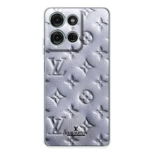 Текстурний Чохол Louis Vuitton для Мото Джі15 – Білий ЛВ