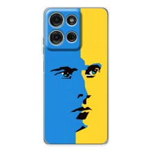 Украинские Чехлы для Motorola Moto G15 с картинкой УПА (AlphaPrint) (Степан Бандера)