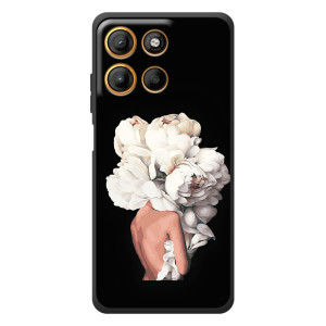 Чехлы (ART) Цветы на Motorola Moto G17 Power (VPrint)