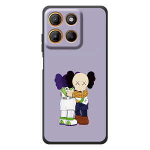 Чохли для Motorola Moto G17 Power - Bearbrick Louis Vuitton (PREMIUMPrint)