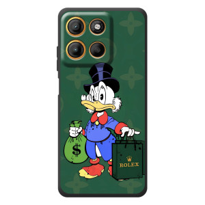 Чехли для Motorola Moto G17 Power - Скрудж МакДак Louis Vuitton (PREMIUMPrint)