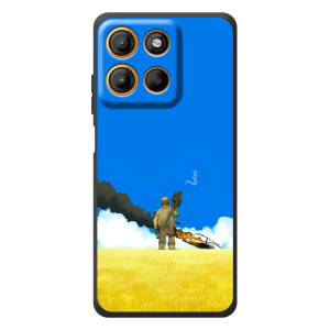 Чехлы на военную тематику для Motorola Moto G17 Power – Попадание