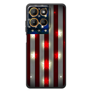Чехол Флаг USA для Motorola Moto G17 Power – Флаг США 2