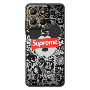Чехол с Брендами одежды на 

Мо Motorola Мо Г17 Павер 
 – Supreme Маус