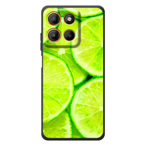 Чохол з зображенням смачної їжі для Motorola Moto G17 Power – Лайм