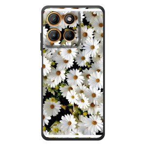 Чохол з ромашками на Motorola Moto G17 Power – Рамка в ромашках