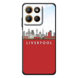 Чехол с картинкой ФК Ливерпуль на Мо Motorola Мо́тo Г17 Па́вер 
 – Город Liverpool