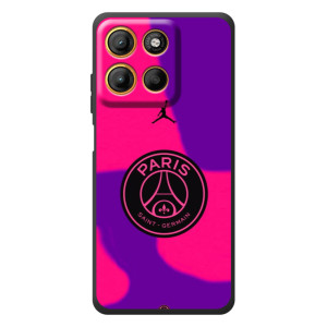 Чехол с картинкой ФК ПСЖ на Мо Motorola Мо́тo Г17 Па́вер 
 – Яркий лого ПСЖ