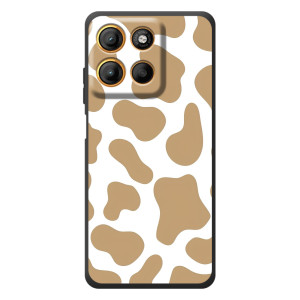Чехол с принтом коровы на Мо Motorola Мо G17 Пауэр 
