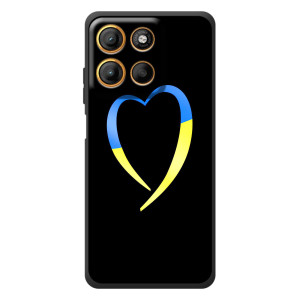 Силіконовий Чохол  на Motorola Moto G17 Power (Я-Україна) – Українське серце
