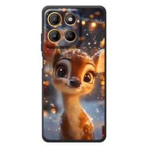 Яскравий чохол для Motorola Moto G17 Power з Зимові Оленята