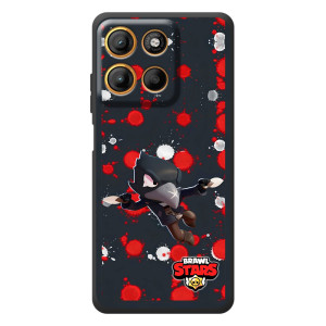 Бампер (ТПУ) з принтом Brawl Stars на  pronti 
 (Чорний ворон)