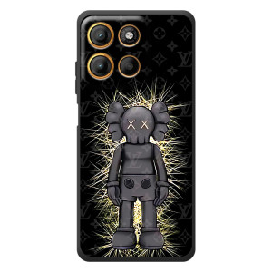 Чехлы для Motorola Moto G17 - Bearbrick Louis Vuitton (PREMIUMPrint)