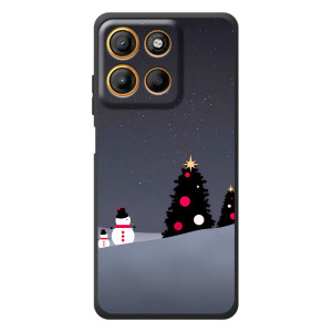 Чохли на Новий Рік Motorola Moto G17 (Сніговички)