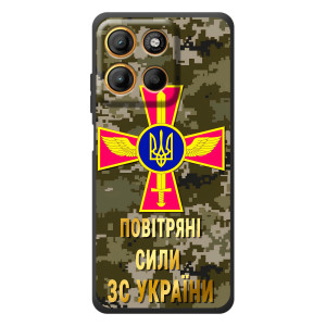 Чехлы на военную тематику для Motorola Moto G17 – ВС ЗСУ