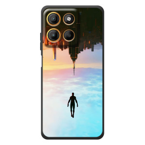 Чехол с человеком пауком для Motorola Moto G17 - (AlphaPrint)