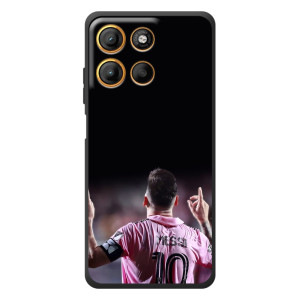 Чехол Месси футболист для Motorola Moto G17 – Месси в Интер