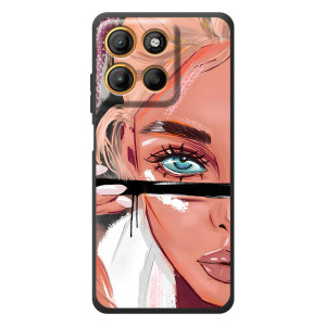 Чехол с печатью для Motorola Moto G17 - (Мода) (AlphaPrint)