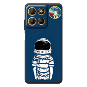 Чехол NASA для Motorola Moto G17 (AlphaPrint)