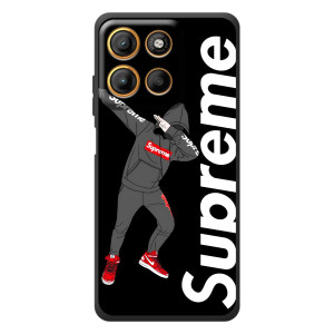 Чехол для Motorola Moto G17 с картинкой Supreme (AlphaPrint)