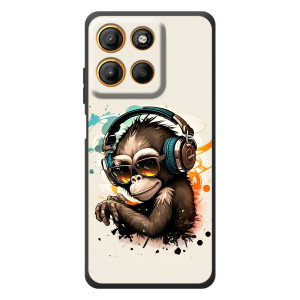 Чехол с Обезьянами Motorola Moto G17 - (AlphaPrint)