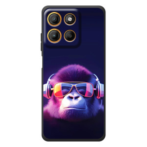 Чехол с Обезьянами Motorola Moto G17 - (AlphaPrint)