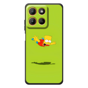 Чехол с Симпсонами для Motorola Moto G17 (VPrint)