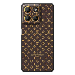 Чохол Стиль Louis Vuitton на Motorola Moto G17 (Фон Луі Віттон)