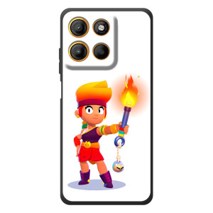 Чохол (ТПУ) з Героями Бравл Старс на Motorola Moto G17 – Пенні