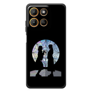 Чехлы Венсдей на Motorola Moto G17 Уэнсдей (AlphaPrint)