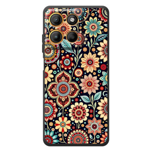 Чехол с принтом Ковер для Motorola Moto G17 – Цветочный ковер