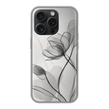 Чехол с цветочным принтом на 

Мо Motorola Модель 17 – Черные цветы