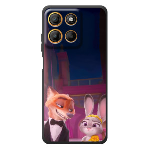 Силіконовий чохол з принтом Зоотрополіс для Motorola Moto G17 – Головні герої