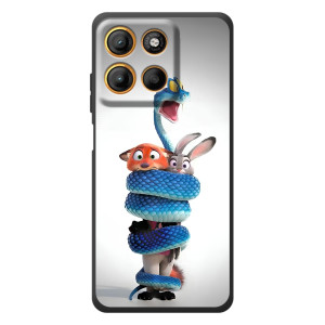 Силіконовий чохол з принтом Зоотрополіс для Motorola Moto G17