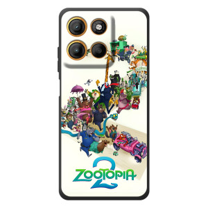 Силіконовий чохол з принтом Зоотрополіс для Motorola Moto G17 – Зоотрополіс лого