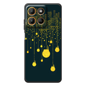 Силіконові Чохли Коханій людині для Motorola Moto G17 – Нічне місто