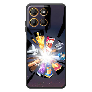 Силиконовый Чехол (атрибутика Клеш Роял) для Motorola Moto G17 (Кланы)