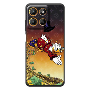 Силіконовий чохол для Motorola Moto G17 (Скрудж Луі Віттон)