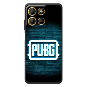 Чехол (TPU) с картинкой "Лого Пабг" на Моторола Мото Ж17 
 (Лого PUBG)