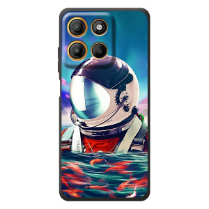 Силіконовый Чохол з принтом "Космонавти" на Motorola Moto G17