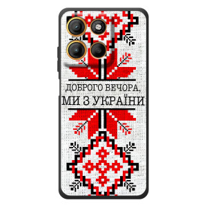 Силіконовый Чохол на Motorola Moto G17 – Вишиванка Доброго вечора