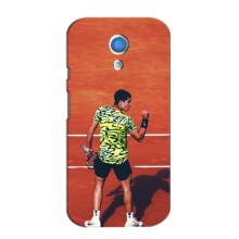 Чехлы с принтом Спортивная тематика для Motorola Moto G2 (Алькарас Теннисист)